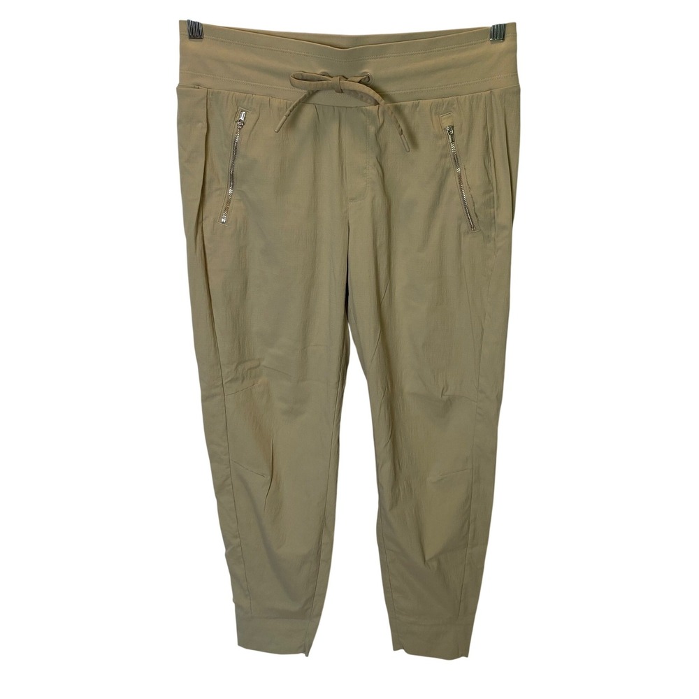 Athleta Trekkie North Jogger Women 8 Tan Ripstop Hiking Pants Gorpcore Travel